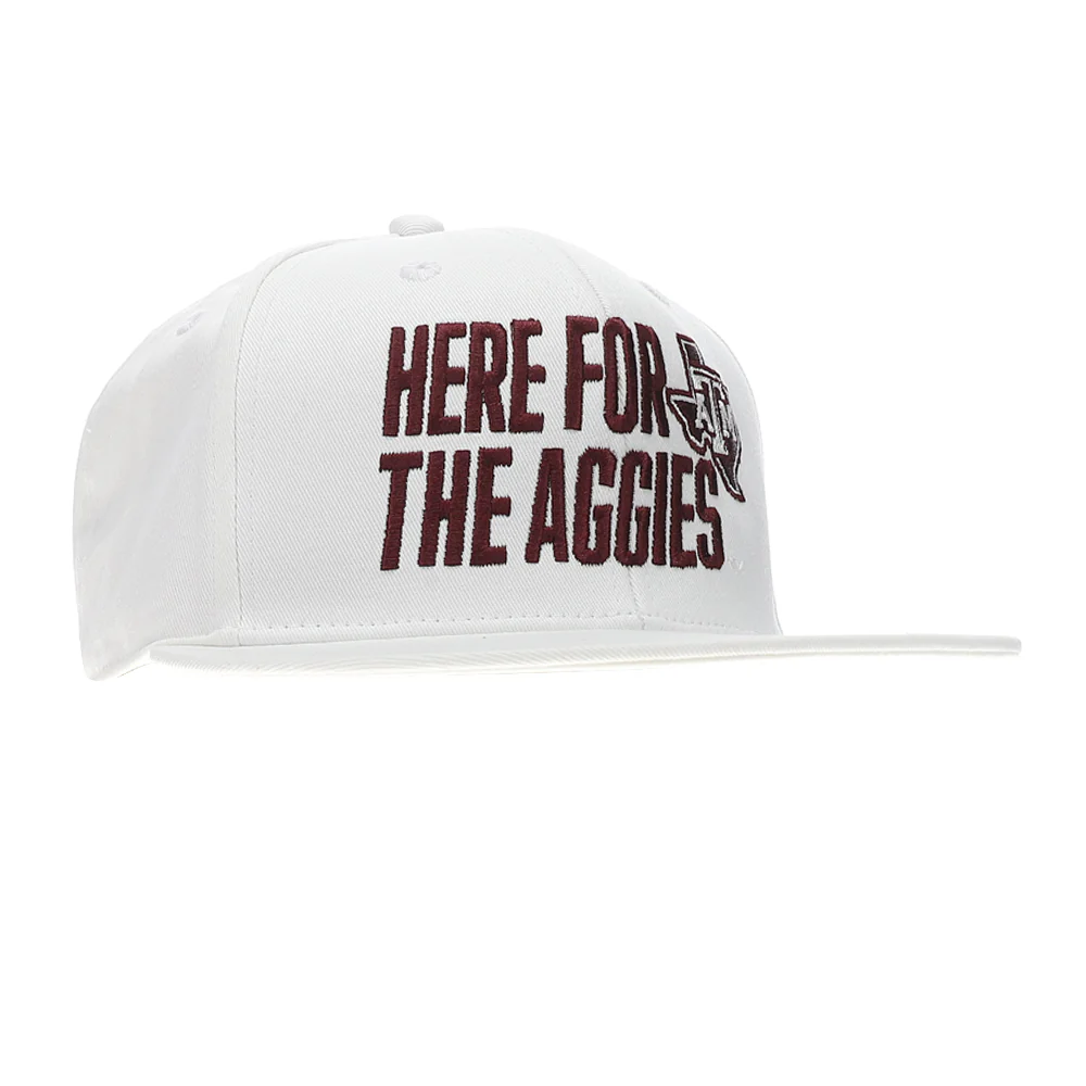 Texas A&M Aggies Flat Brim Snapback Hat