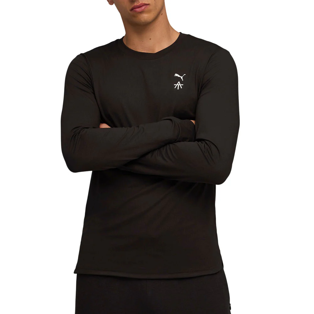 PUMA X ALEX TOUSSAINT Cloudspun Crew Neck Long Sleeve Athletic T-Shirt - Image 3
