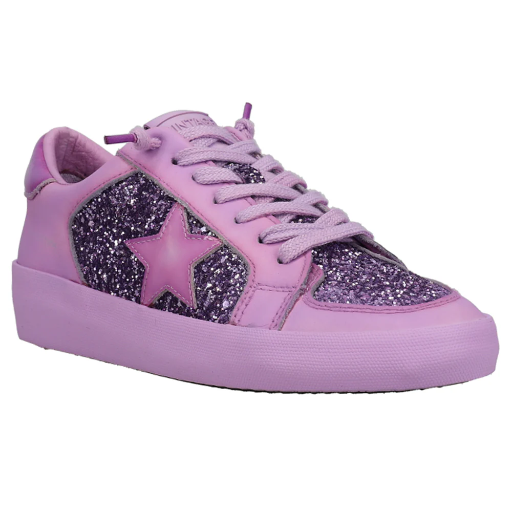 Alexis Glitter Platform Lace Up Sneakers - Image 2