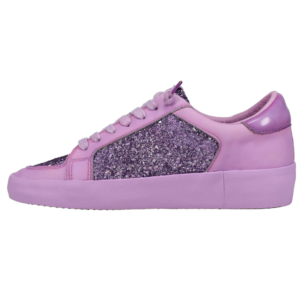 Alexis Glitter Platform Lace Up Sneakers - Image 3
