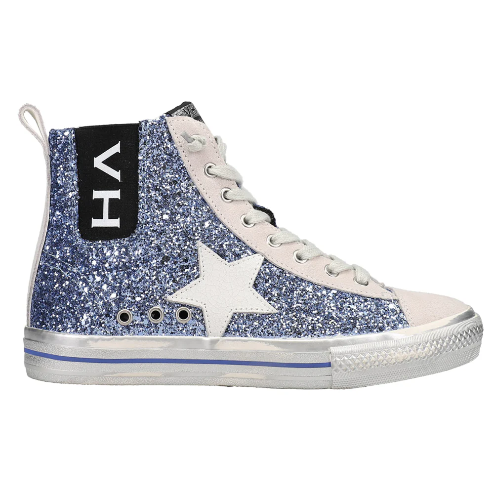 Alive Metallic Glitter High Top Sneakers