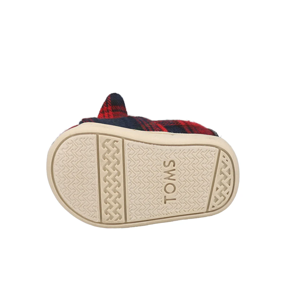 Alpargata Bow Plaid Slip On Flats (Infant) - Image 5