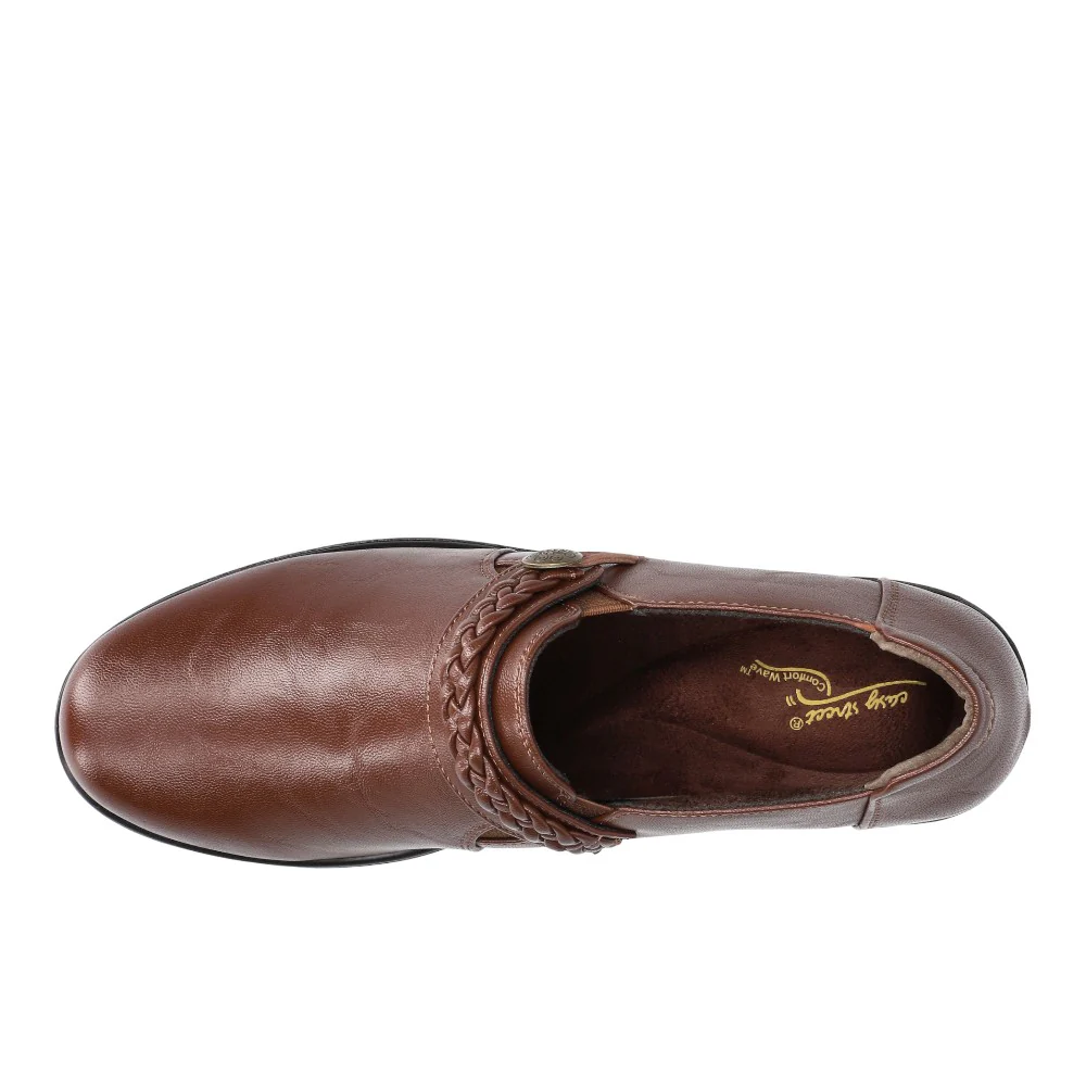 Amber Braid Comfort Round Toe Block Heel Pumps - Image 4