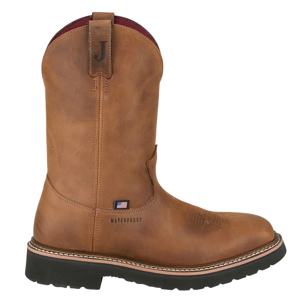Ames 11 Inch Waterproof Steel Toe Work Boots