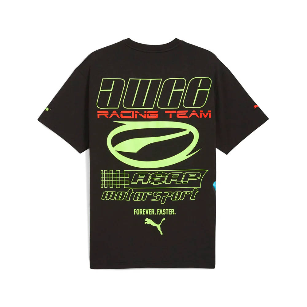 ASAP ROCKY X PUMA Flacko Smile Graphic Crew Neck Short Sleeve T-Shirt - Image 2
