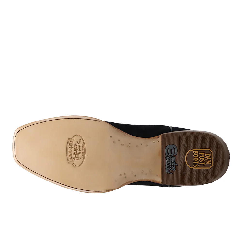 Barren Leather Square Toe Pull On Cowboy Boots - Image 5