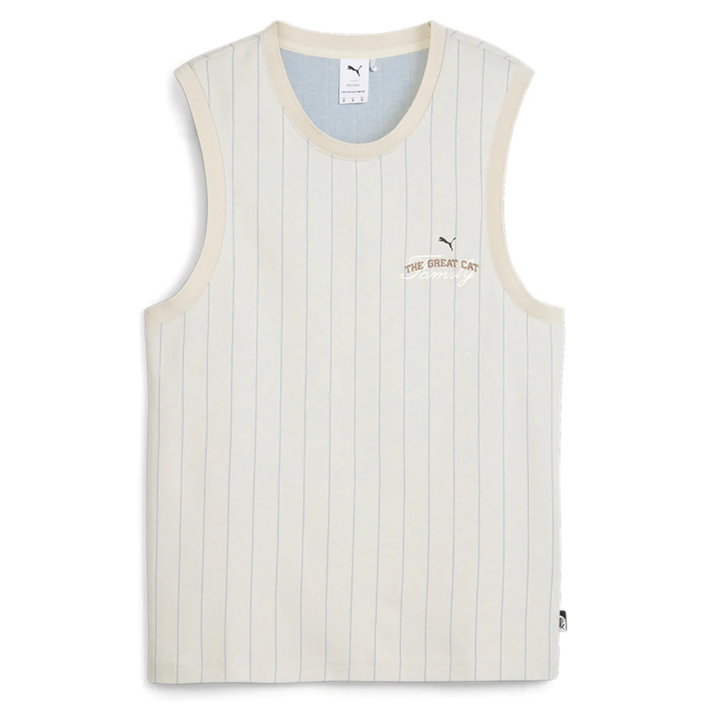 Basketball Nostalgia Knitted Crew Neck Tank Top - Image 3