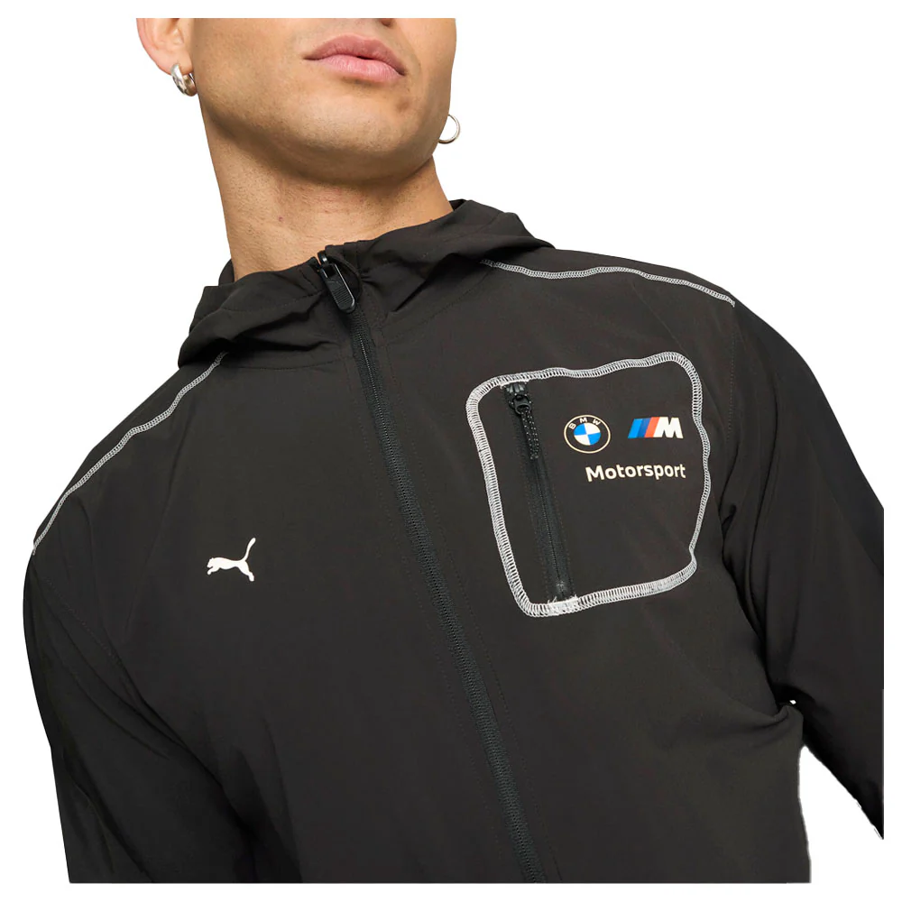 BMW M Motorsport Paneled Full Zip Hoodie - Image 4