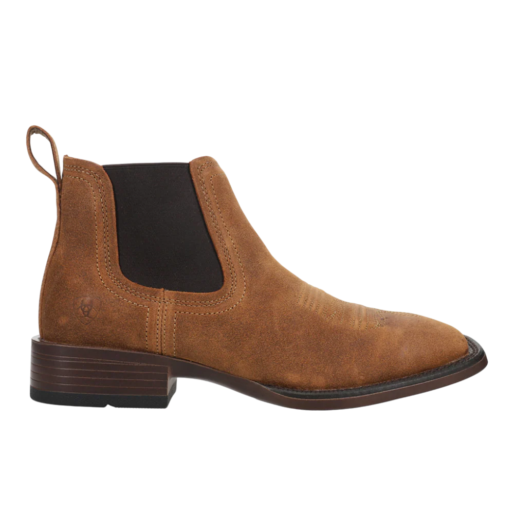 Booker Ultra Embroidered Square Toe Chelsea Boots