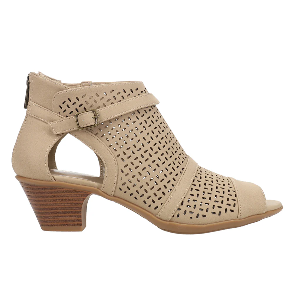 Carrigan Cut Out Ankle Strap Sandals