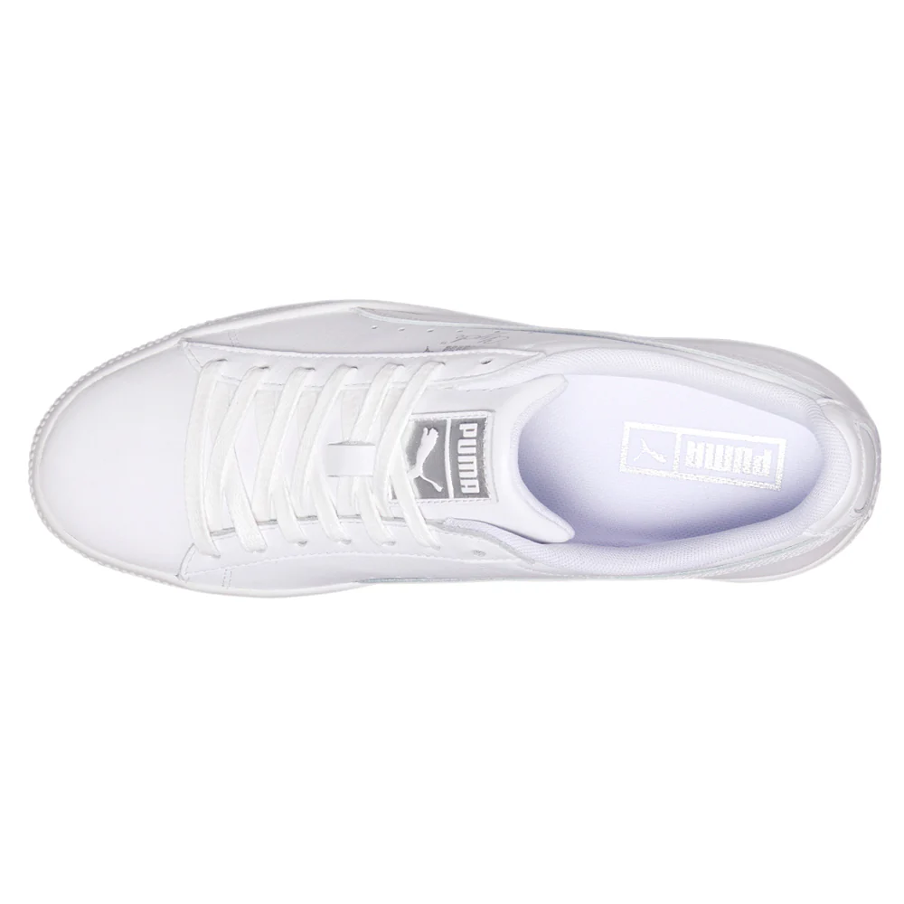 Clyde Core L Foil Lace Up Sneakers - Image 4