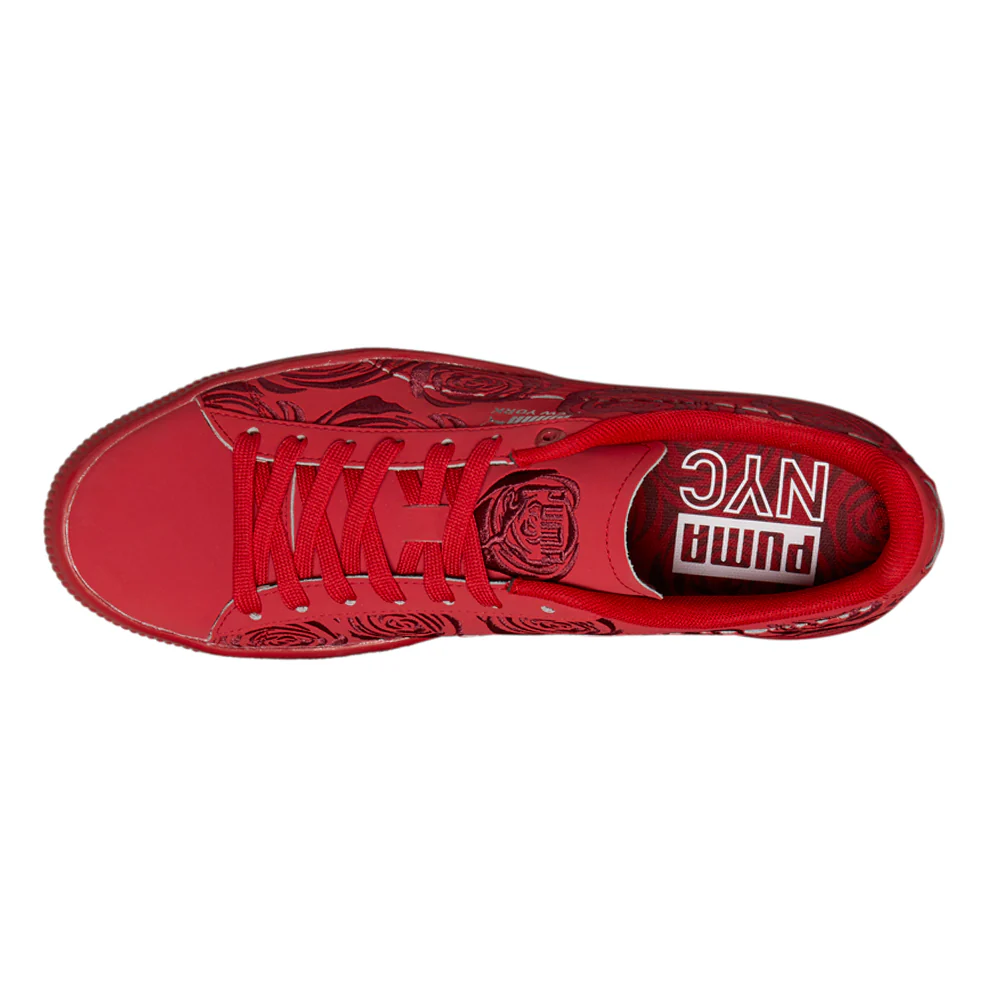 Clyde OG NYC Flagship Graphic Lace Up Sneakers - Image 4