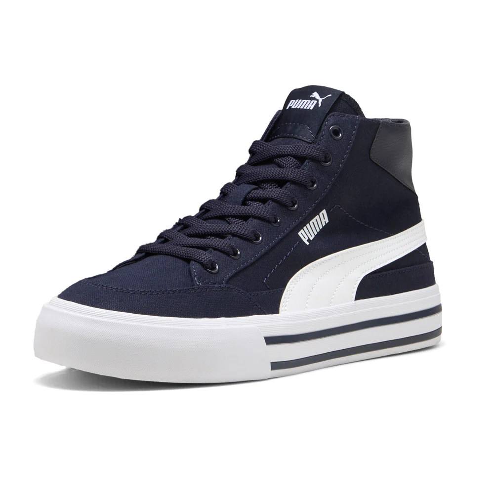 Court Classic Vulcanized Mid Formstrip Lace Up Sneakers - Image 2
