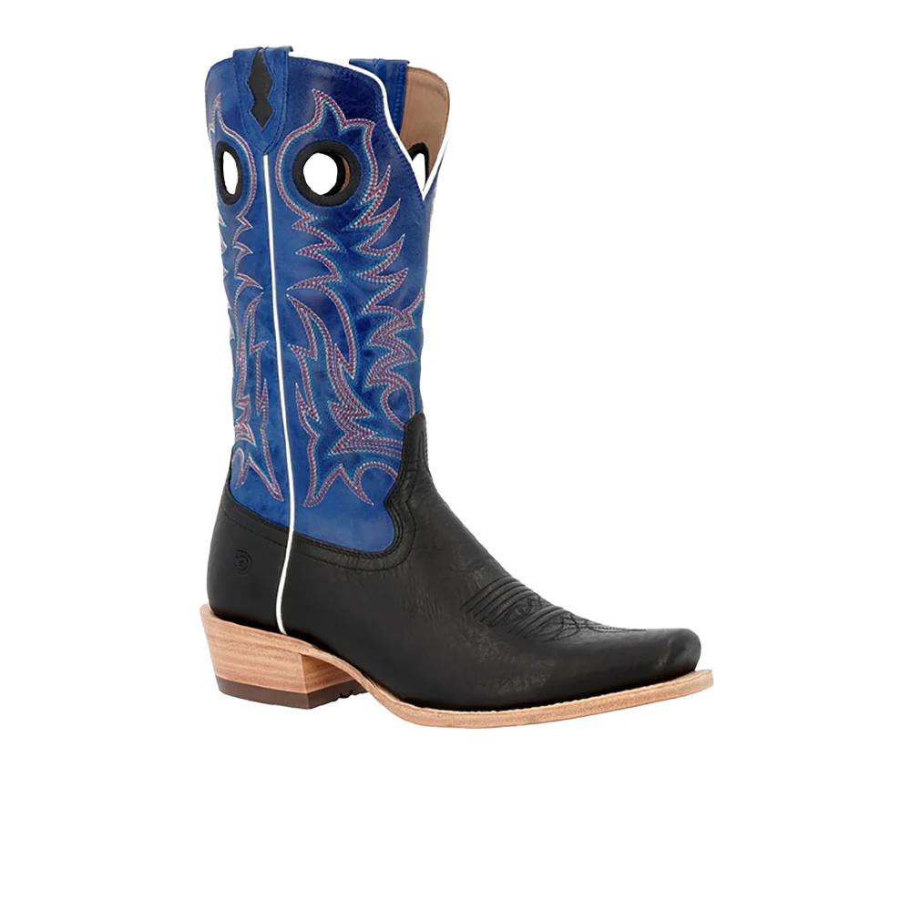 Arena Elite Embroidered Square Toe Pull On Cowboy Boots - Image 2