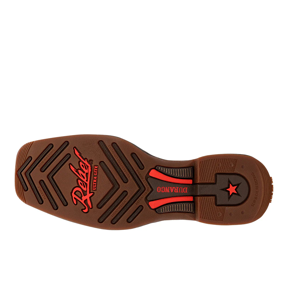 Lady Rebel Ultra-Lite Embroidered Square Toe Pull On Cowboy Boots - Image 5