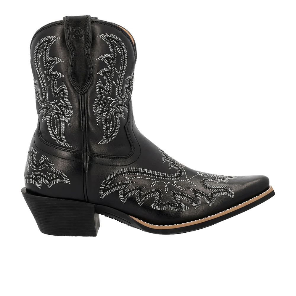 Shyloh Embroidered Snip Toe Pull On Cowboy Booties