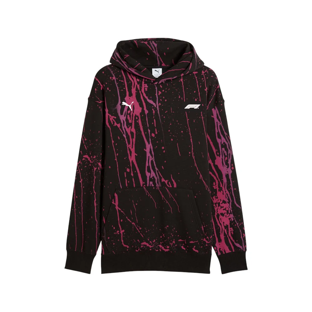 F1 Color Splash Graphic Pullover Hoodie