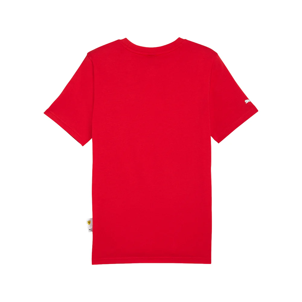 Scuderia Ferrari Sportswear Tonal Shield Logo Crew Neck Short Sleeve T-Shirt - Image 2