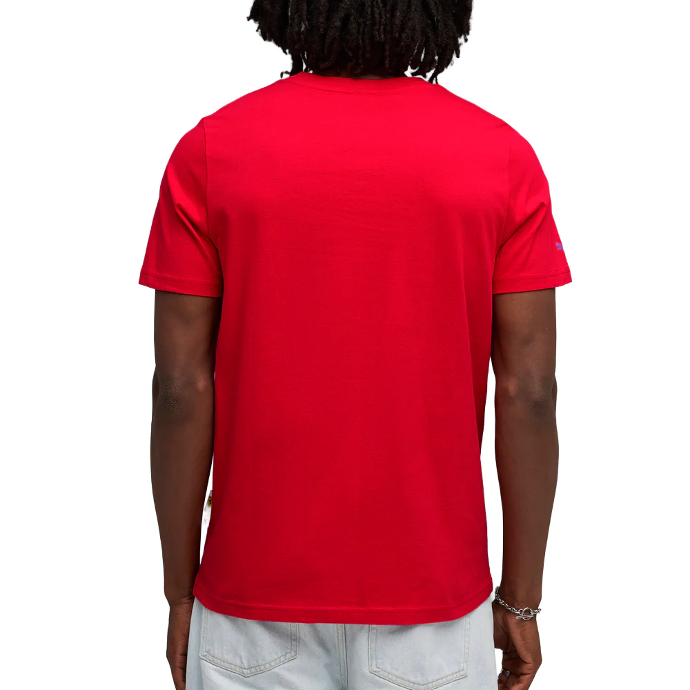 Scuderia Ferrari Sportswear Tonal Shield Logo Crew Neck Short Sleeve T-Shirt - Image 4