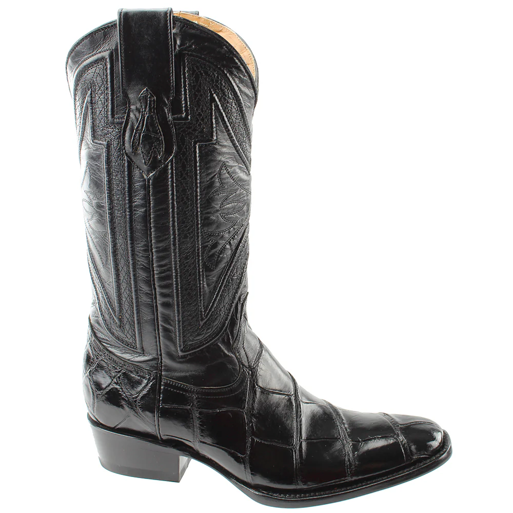 Stallion American Alligator Narrow Square Toe Cowboy Boots