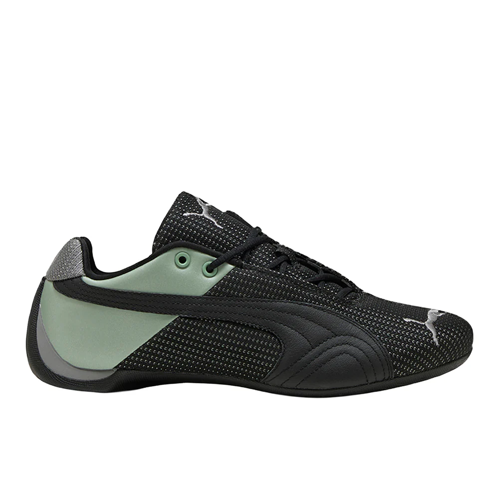 Future Cat Metallic Lace Up Sneakers