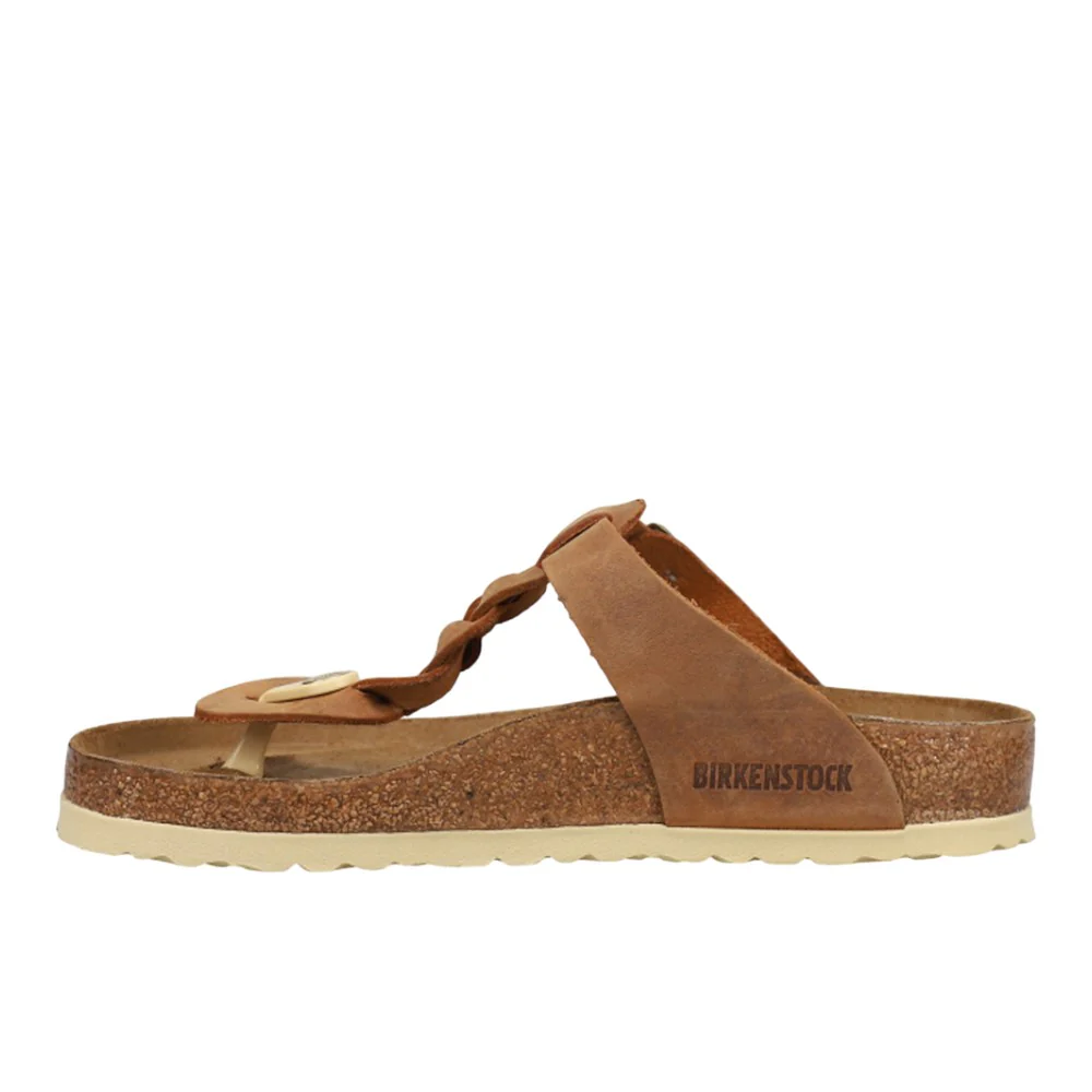 Gizeh Braided Oiled Leather Sandals - Image 3