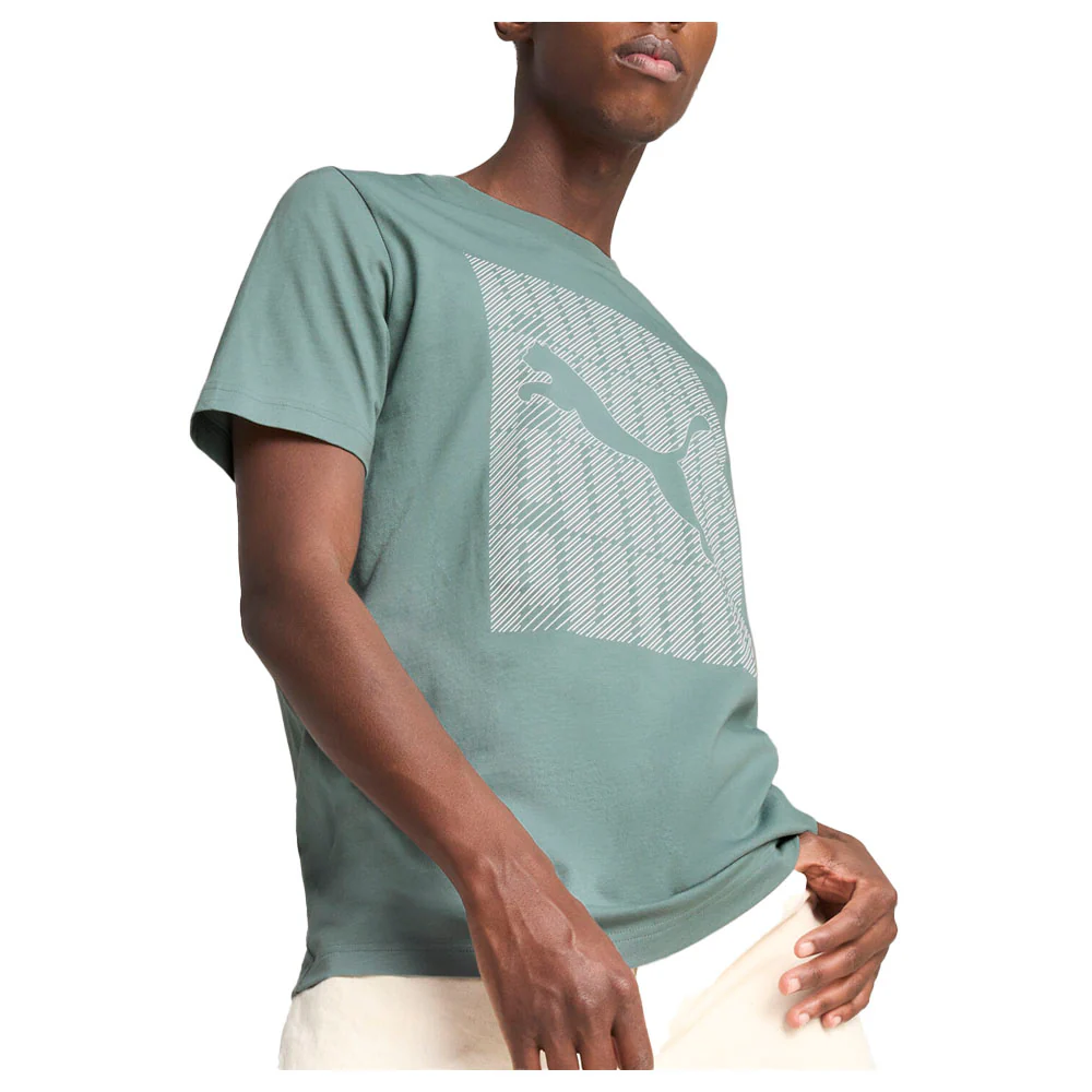 Graphics Wording Crew Neck Short Sleeve T-Shirt - Image 3