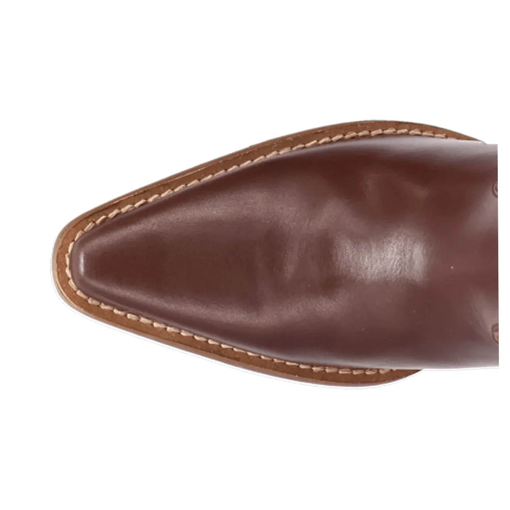 Hensley Embroidered Snip Toe Pull On Boots - Image 4
