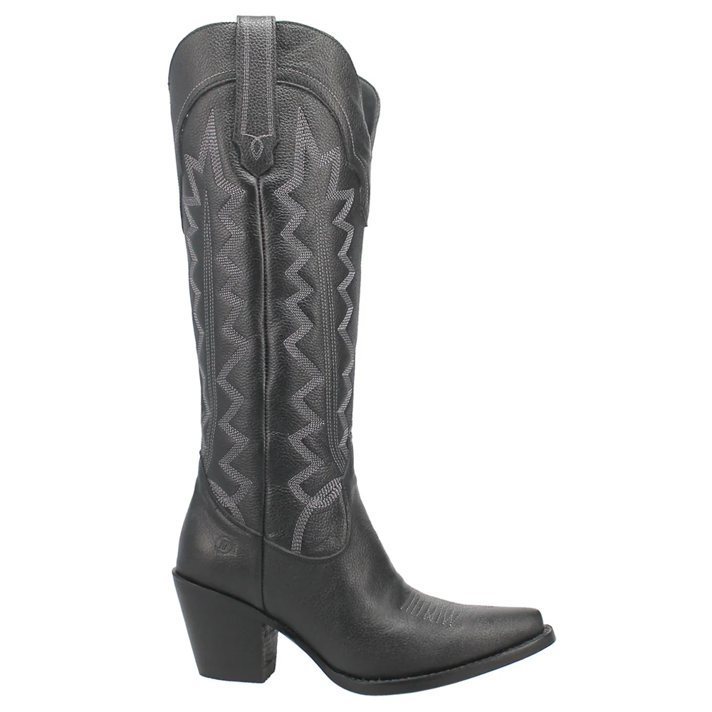 High Cotton Embroidered Snip Toe Pull On Boots