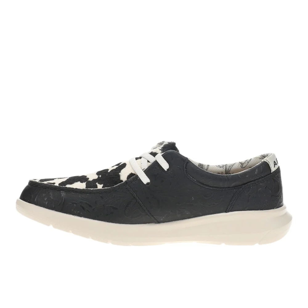 Hilo Cow Print Embossed Boat Shoes - Image 3