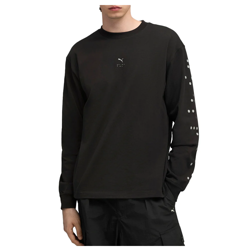 House of Graphics Crew Neck Long Sleeve Pullover Shirt - Image 3