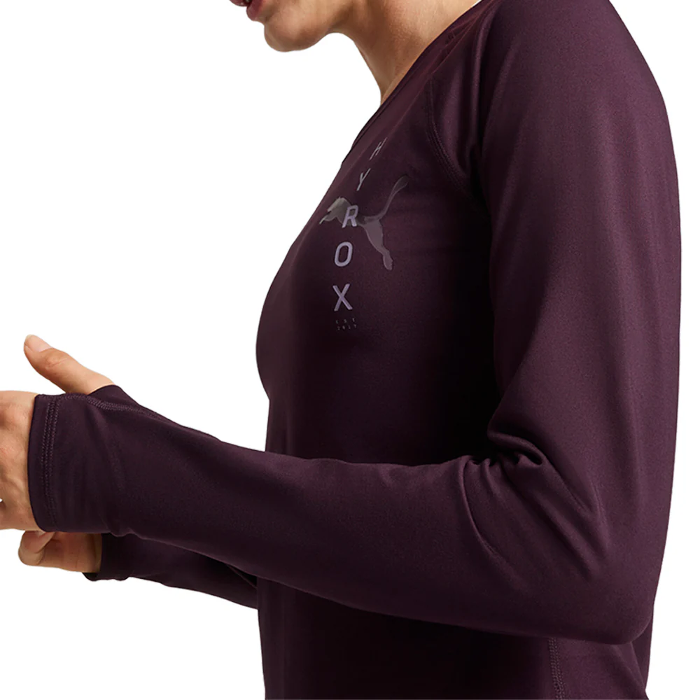 PUMA X HYROX Run Cloudspun Crew Neck Long Sleeve T-Shirt - Image 5