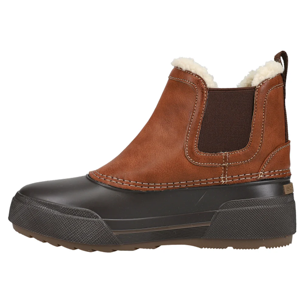 Icicles Round Toe Pull On Chelsea Booties - Image 3
