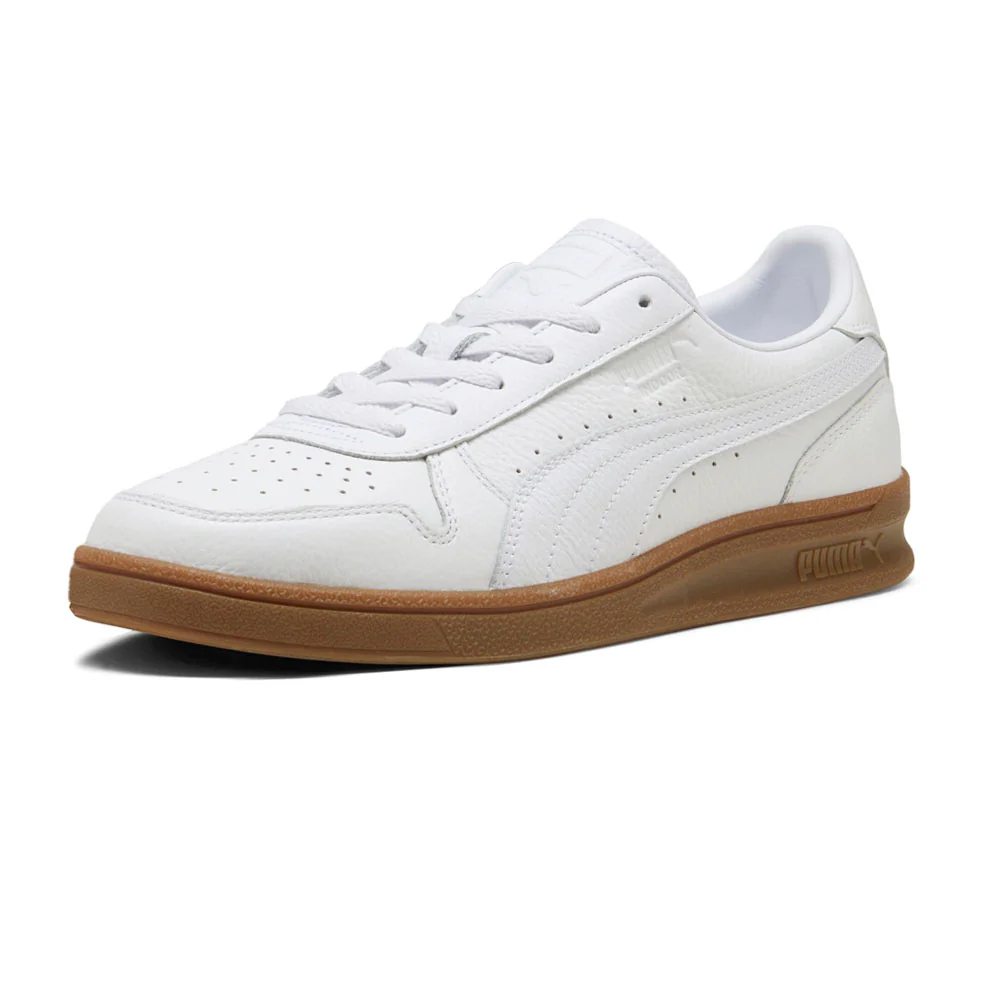 Indoor Leather Lace Up Sneakers - Image 2