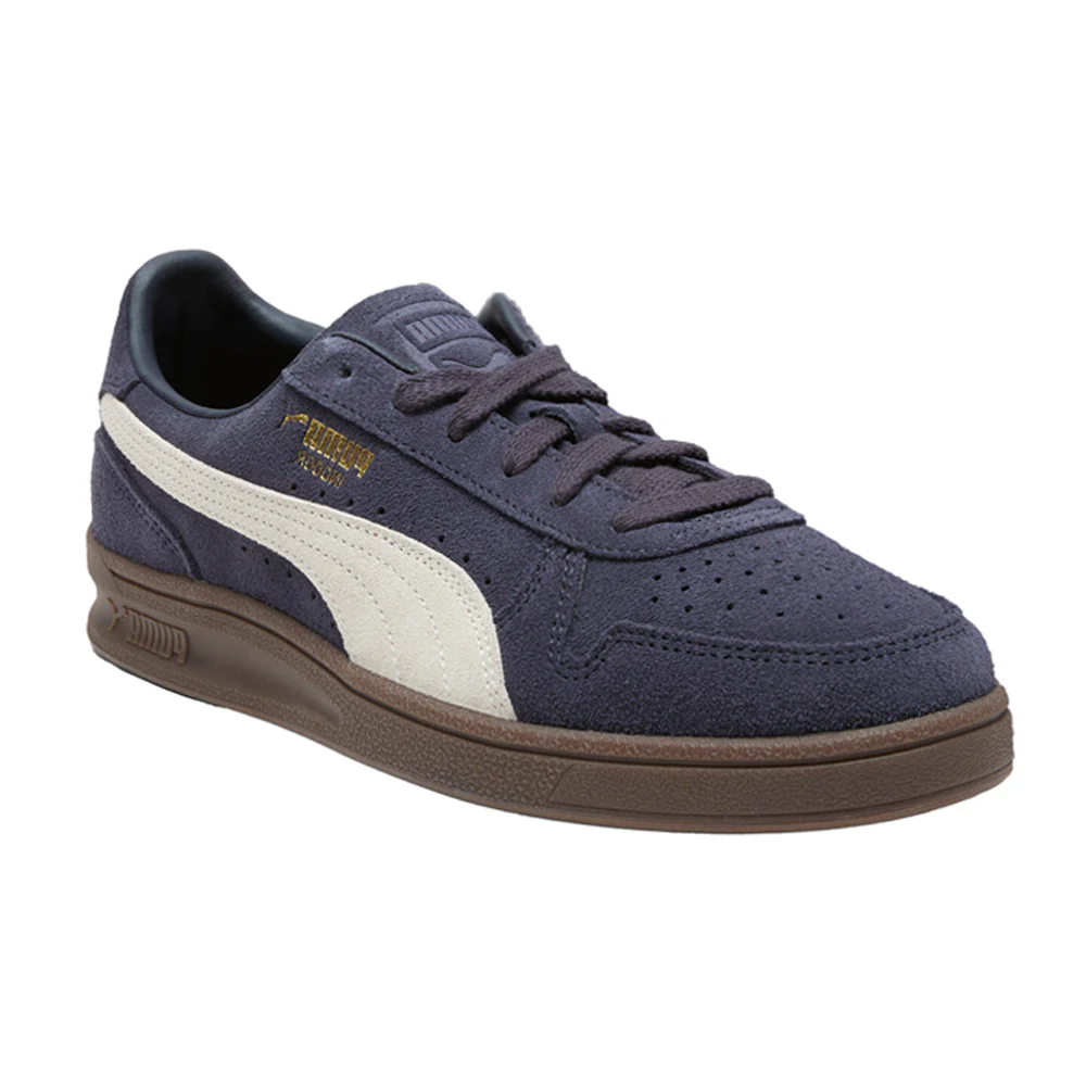 Indoor Suede Lace Up Sneakers - Image 2