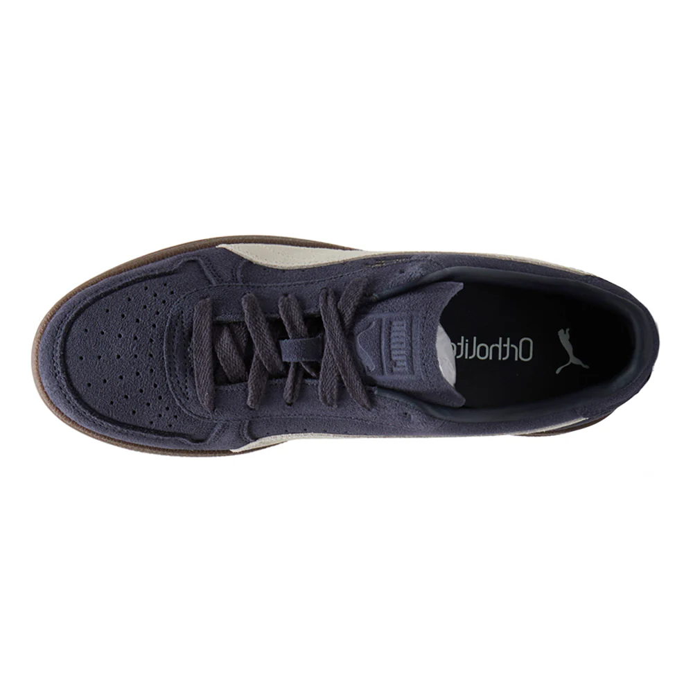 Indoor Suede Lace Up Sneakers - Image 4