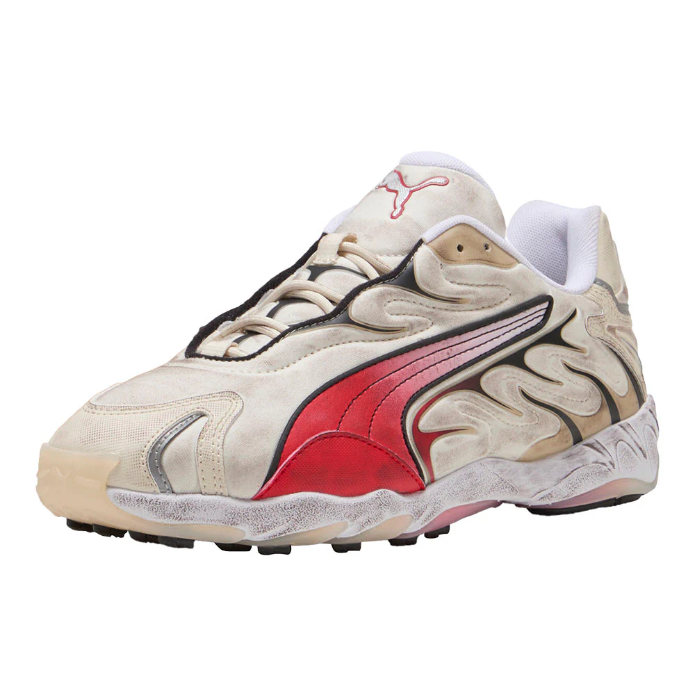 Inhale Distressed Lace Up Sneakers - Image 2