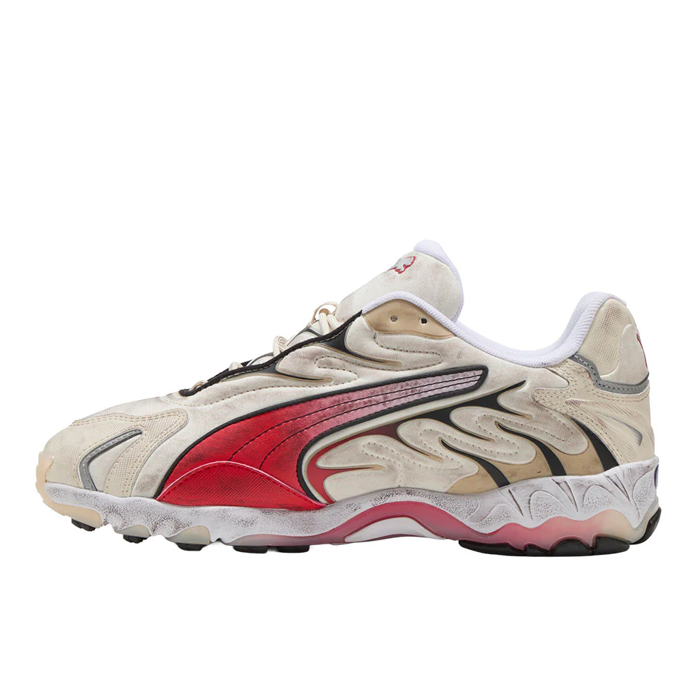 Inhale Distressed Lace Up Sneakers - Image 3