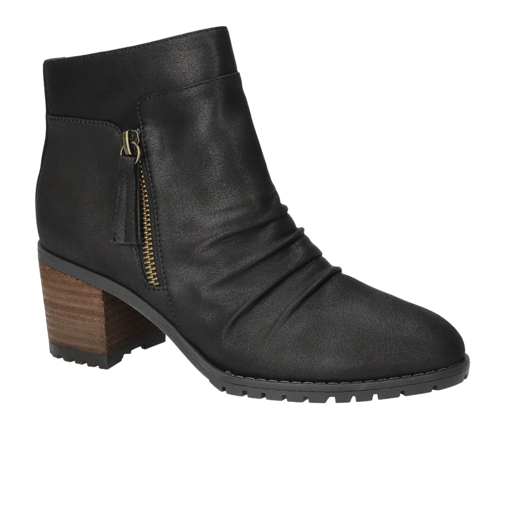Janita Ankle Round Toe Zippered Booties - Image 2