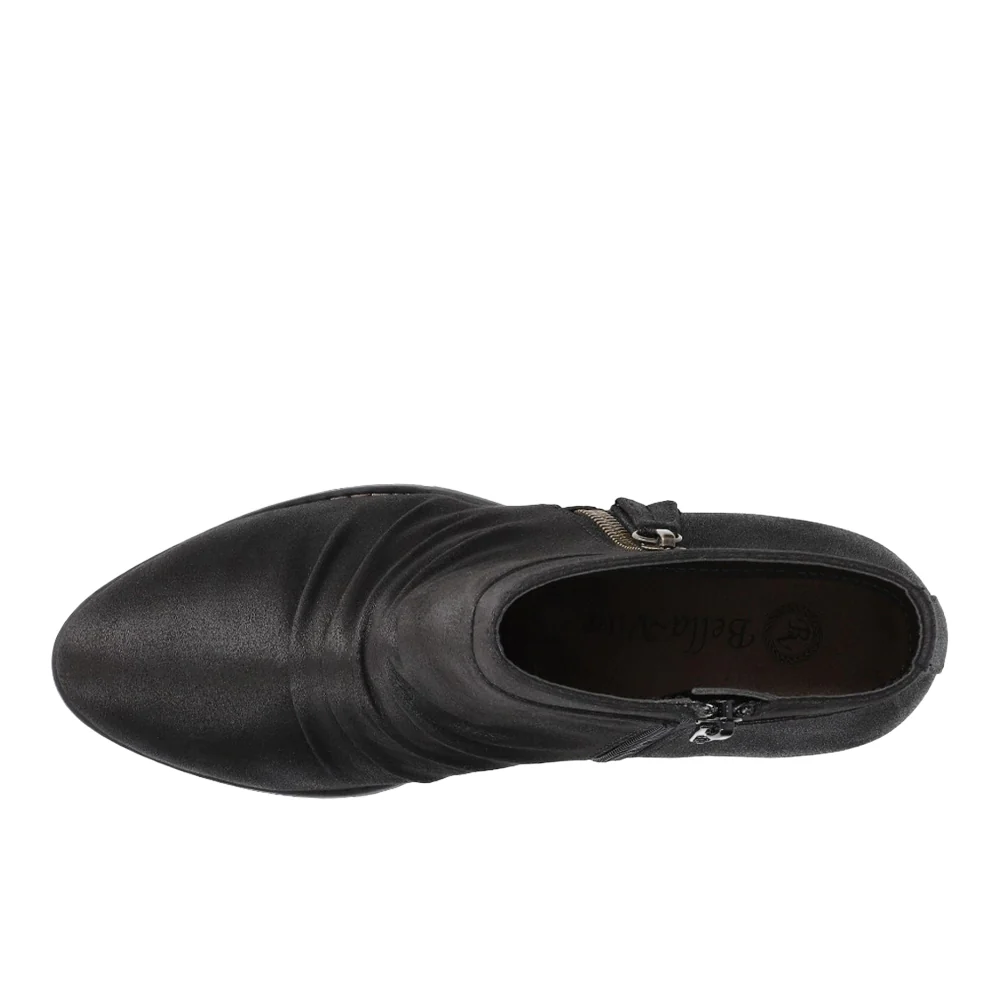 Janita Ankle Round Toe Zippered Booties - Image 4