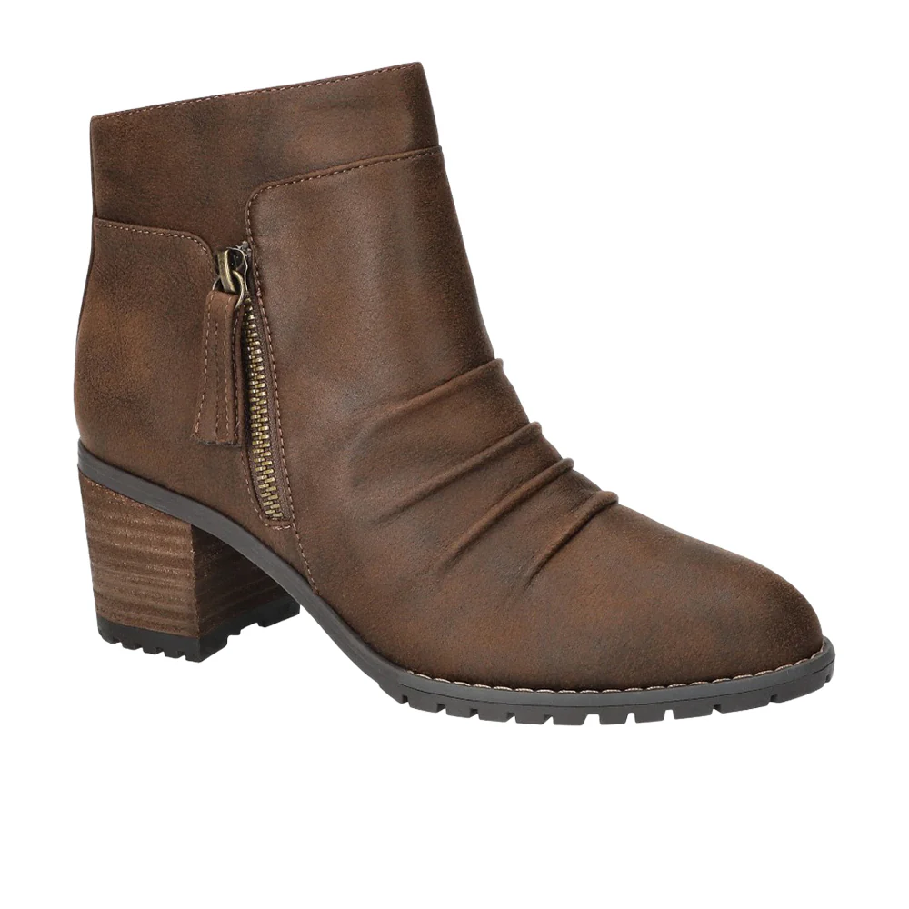 Janita Ankle Round Toe Zippered Booties - Image 2