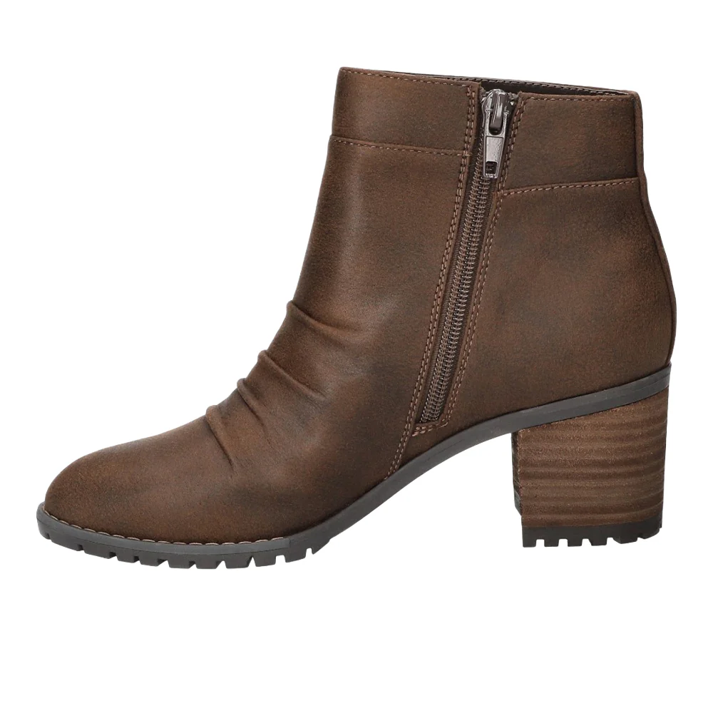 Janita Ankle Round Toe Zippered Booties - Image 3