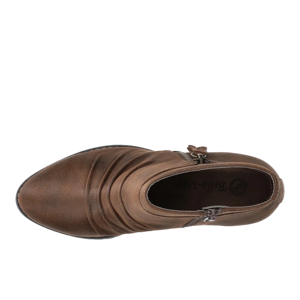 Janita Ankle Round Toe Zippered Booties - Image 4
