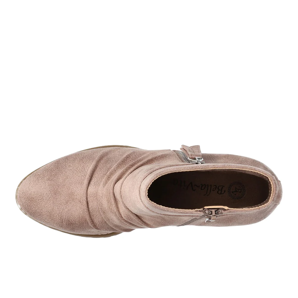 Janita Ankle Round Toe Zippered Booties - Image 4
