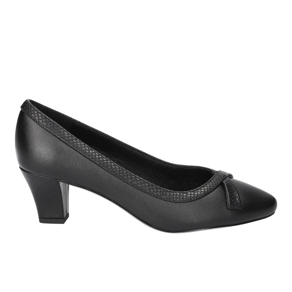 Kata Topline Bow Round Toe Pumps