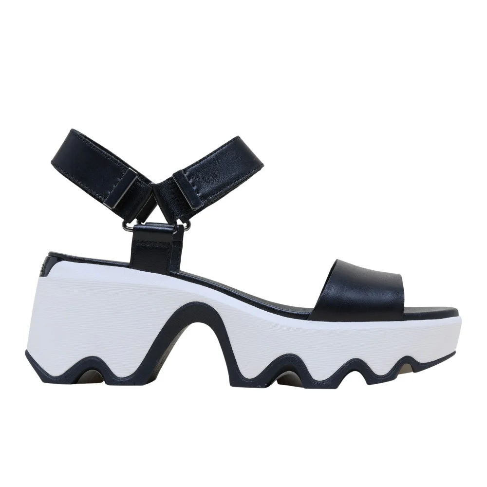 Kinetic Aura Y-Strap Wedge Sandals