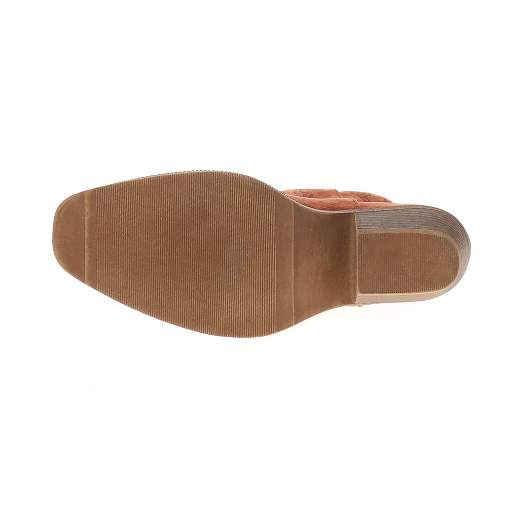 Kit Laser Embroidered Square Toe Pull On Cowboy Boots - Image 5