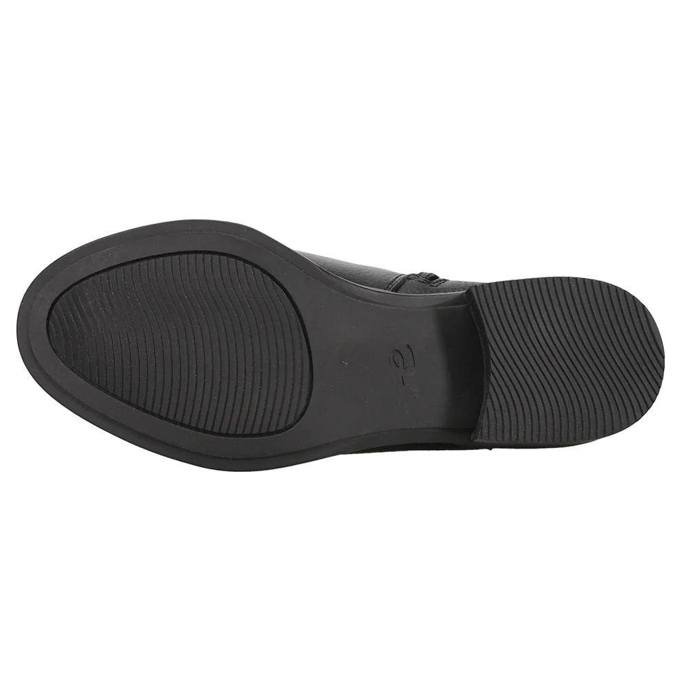 Larime Round Toe Zippered Pull On Booties - Image 5
