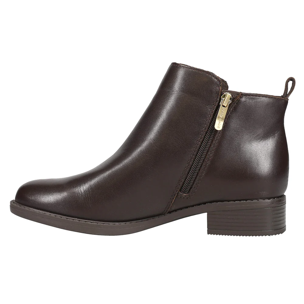 Larime Round Toe Zippered Pull On Booties - Image 3