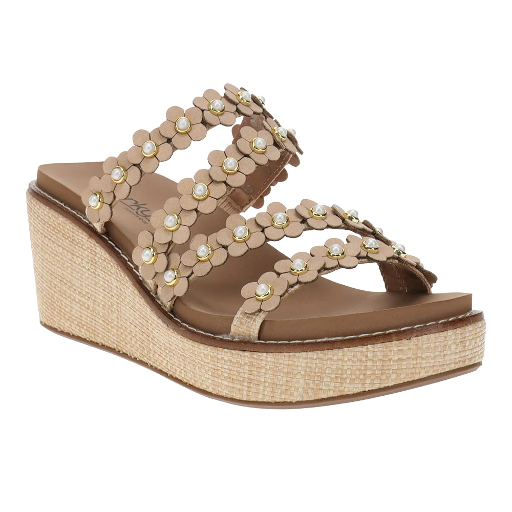 Lets Be Friends Wedge Sandals - Image 2